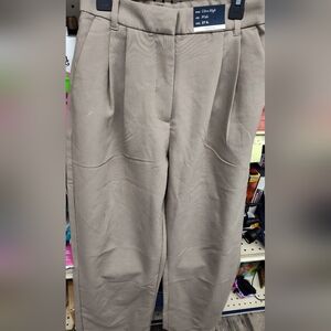 NWT ABERCROMBIE & FITCH Tailored Ultra High Rise Wide Leg Pant, Curve Love 27 4L